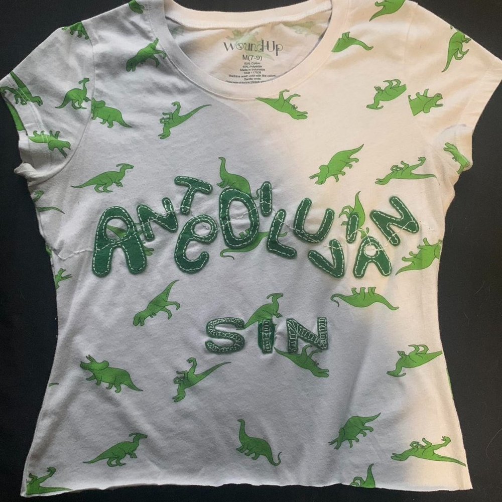 “Antediluvian Sin” Dino Print T-Shirt